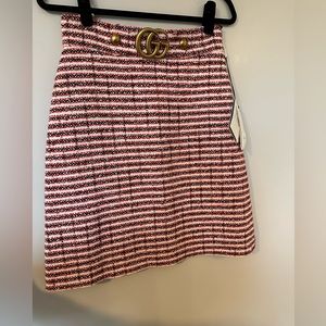 Gucci tweed midi skirt size 42